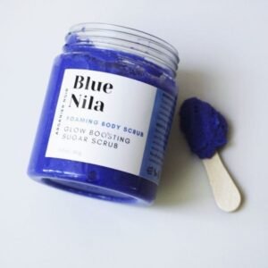 Aker Fassi and Moroccan Nila Body Scrub by Skinlly for gentle skin exfoliation