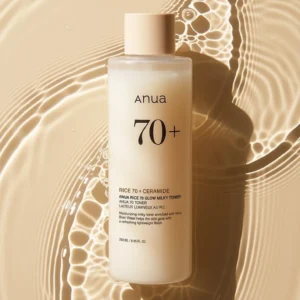 anua rice 70 ceramide milky toner ✨ korean glass skin for dry skin